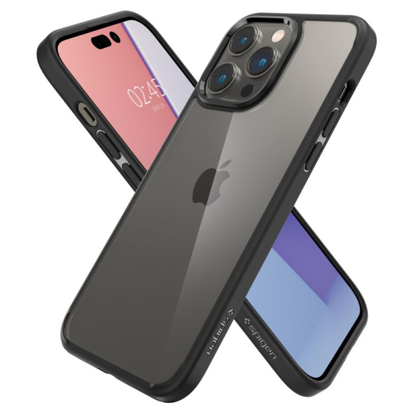 Etui Do iPhone 14 Pro Spigen Ultra Hybrid Czarny Matowy