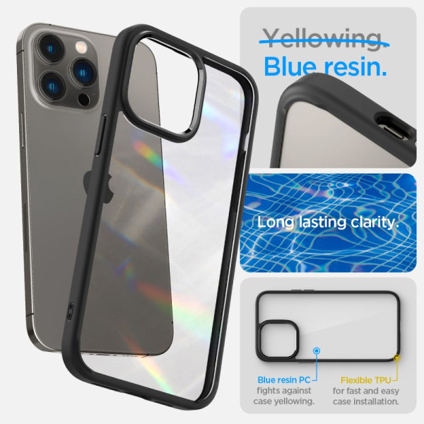 Etui Do iPhone 14 Pro Spigen Ultra Hybrid Czarny Matowy