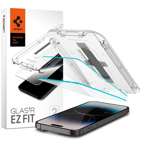 2x Szkło Hartowane Spigen Glas.Tr " Ez Fit " iPhone 14 Pro