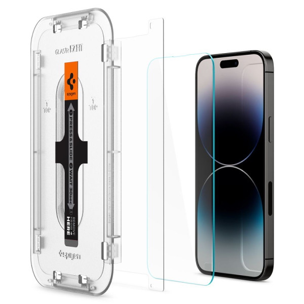 2x Szkło Hartowane Spigen Glas.Tr " Ez Fit " iPhone 14 Pro