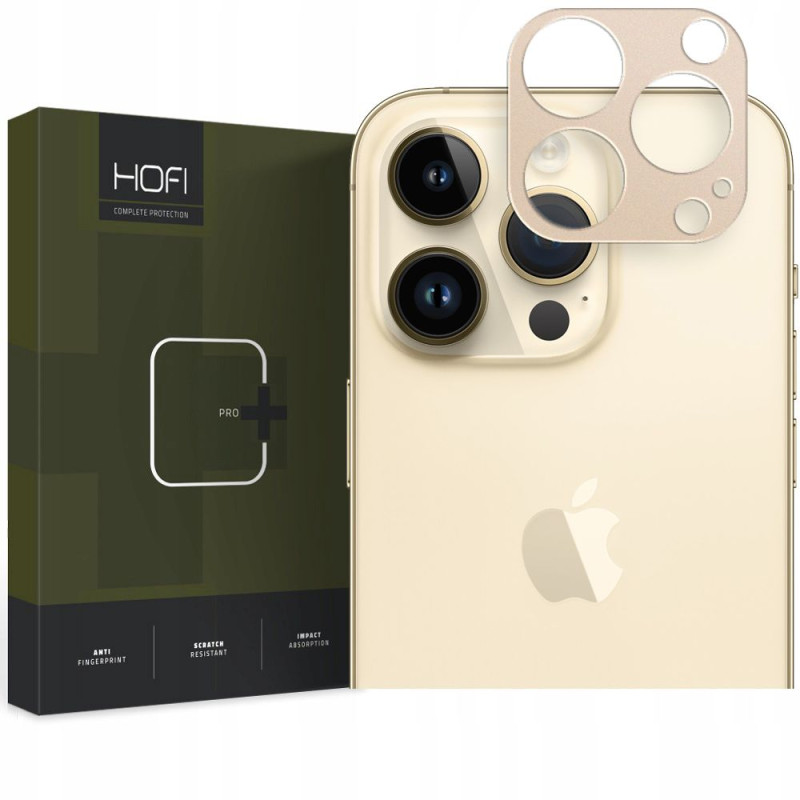 Osłona Aparatu Hofi Alucam Pro+ iPhone 14 Pro / 14 Pro Max Złoty
