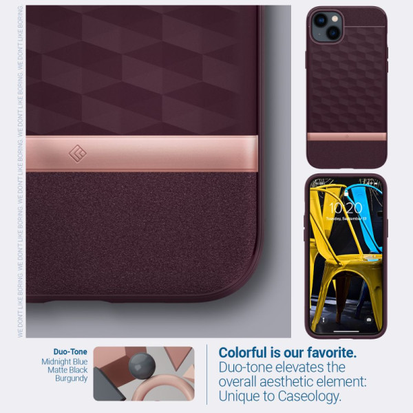 Etui Do iPhone 14 Plus / 15 Plus Caseology Parallax Mag MagSafe Czerwony