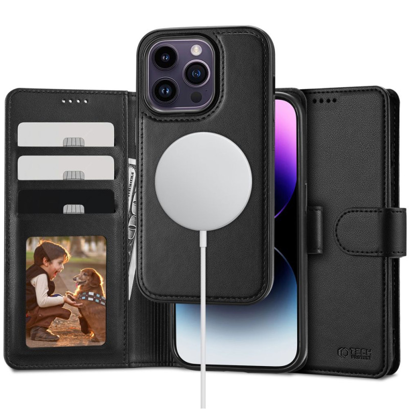 Etui Do iPhone 14 Pro Tech-Protect Wallet MagSafe Czarny