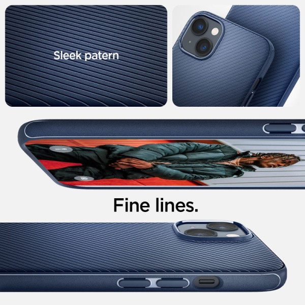 Etui Do iPhone 14 Plus / 15 Plus Spigen Mag Armor Niebieski