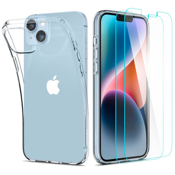 Etui Do iPhone 14 Plus / 15 Plus Spigen Crystal Pack Przezroczysty