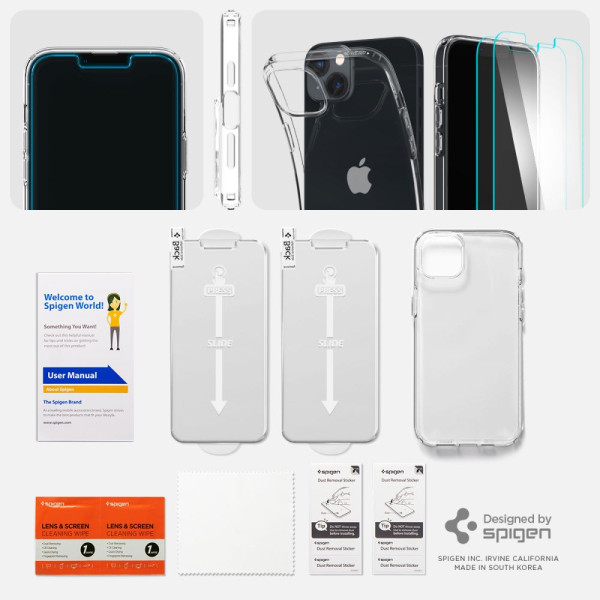 Etui Do iPhone 14 Plus / 15 Plus Spigen Crystal Pack Przezroczysty