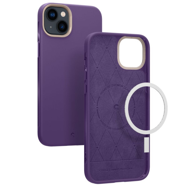 Etui Do iPhone 14 Plus / 15 Plus Spigen Cyrill Ultra Color Mag MagSafe Fioletowy