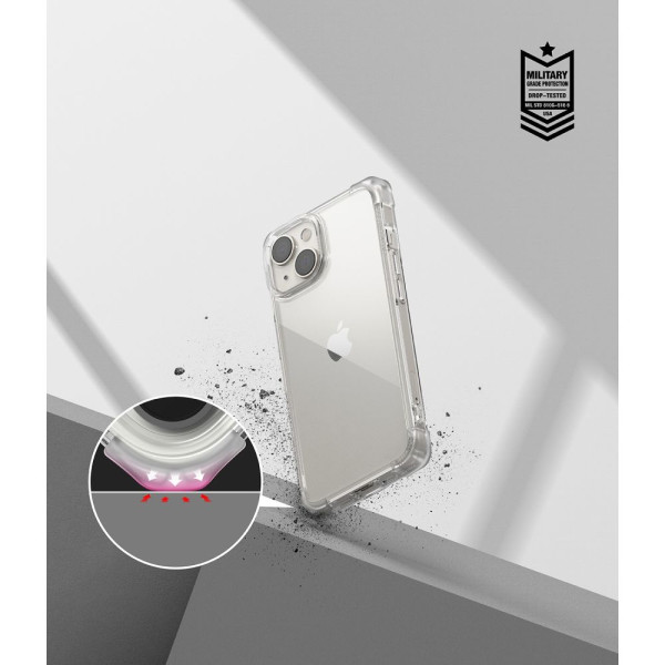 Etui Do iPhone 14 Plus / 15 Plus Ringke Fusion Bumper Przezroczysty