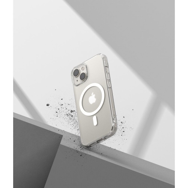 Etui Do iPhone 14 Plus / 15 Plus Ringke Fusion Magnetic MagSafe Przezroczysty Matowy