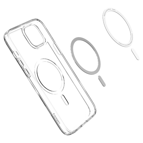 Etui Do iPhone 14 Plus / 15 Plus Spigen Ultra Hybrid Mag MagSafe Przezroczysty
