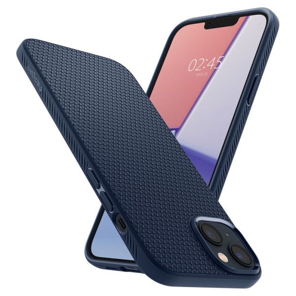 Etui Do iPhone 14 Plus / 15 Plus Spigen Liquid Air Niebieski