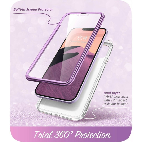 Etui Do iPhone 14 Plus / 15 Plus Supcase Cosmo Fioletowy