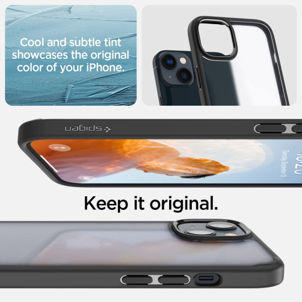 Etui Do iPhone 14 Plus / 15 Plus Spigen Ultra Hybrid Czarny