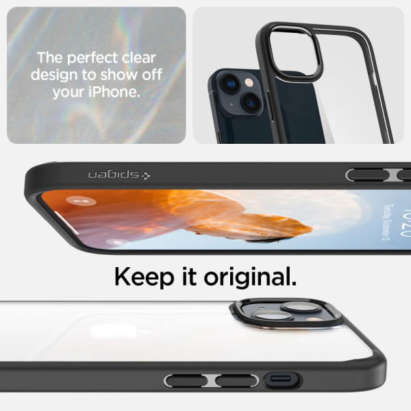 Etui Do iPhone 14 Plus / 15 Plus Spigen Ultra Hybrid Czarny Matowy