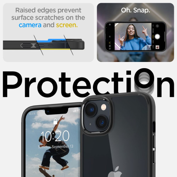 Etui Do iPhone 14 Plus / 15 Plus Spigen Ultra Hybrid Czarny Matowy