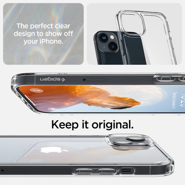 Etui Do iPhone 14 Plus / 15 Plus Spigen Ultra Hybrid Przezroczysty
