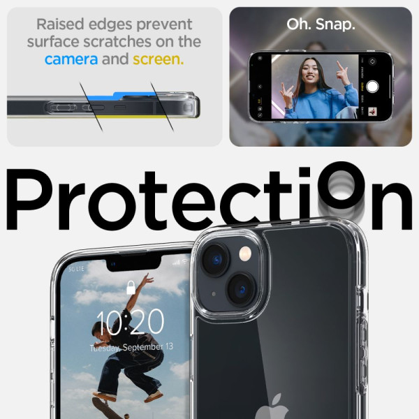 Etui Do iPhone 14 Plus / 15 Plus Spigen Ultra Hybrid Przezroczysty