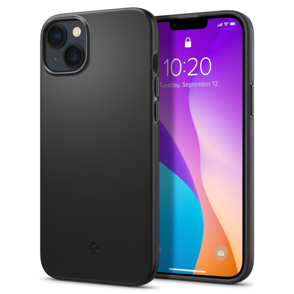 Etui Do iPhone 14 Plus / 15 Plus Spigen Thin Fit Czarny