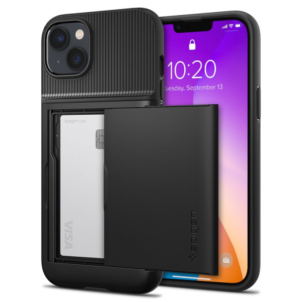 Etui Do iPhone 14 Plus / 15 Plus Spigen Slim Armor Cs Czarny