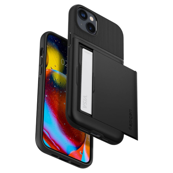 Etui Do iPhone 14 Plus / 15 Plus Spigen Slim Armor Cs Czarny