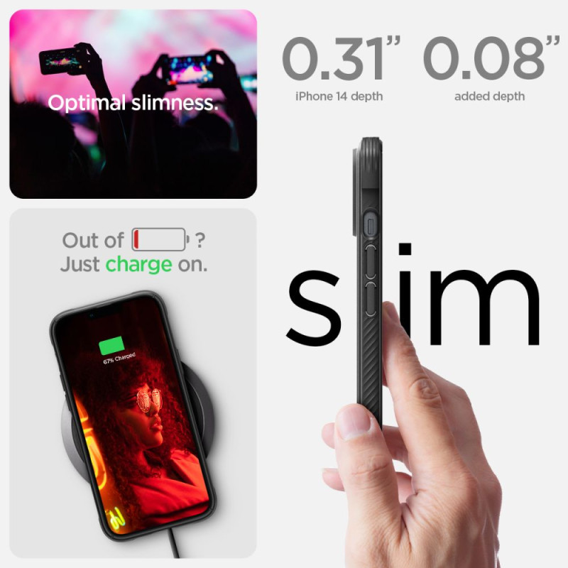 Etui Do iPhone 14 Spigen Rugged Armor Mag...