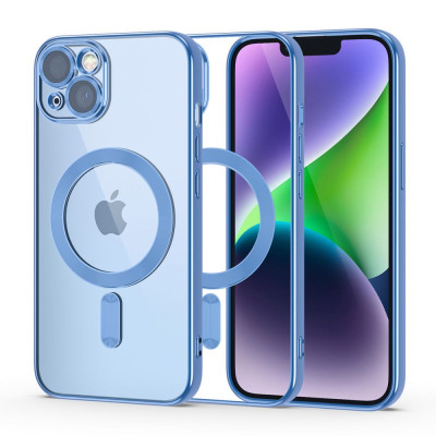 Etui Do iPhone 14 Tech-Protect Magshine MagSafe Niebieski