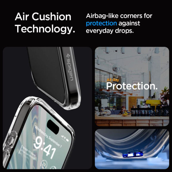 Etui Do iPhone 15 Pro Max Spigen Ultra Hybrid Przezroczysty