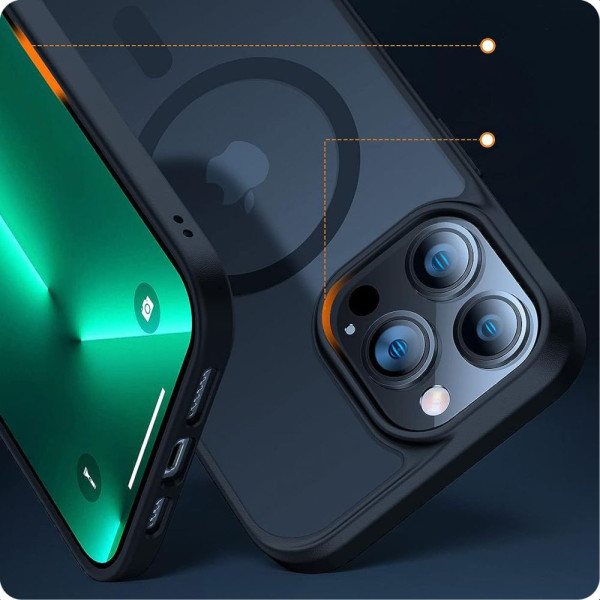 Etui Do iPhone 15 Pro Max Tech-Protect Magmat MagSafe Czarny Matowy
