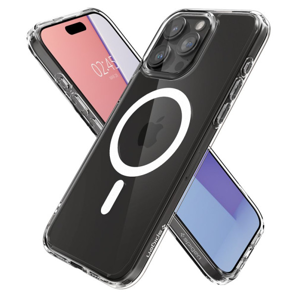 Etui Do iPhone 15 Pro Max Spigen Ultra Hybrid Mag MagSafe Biały
