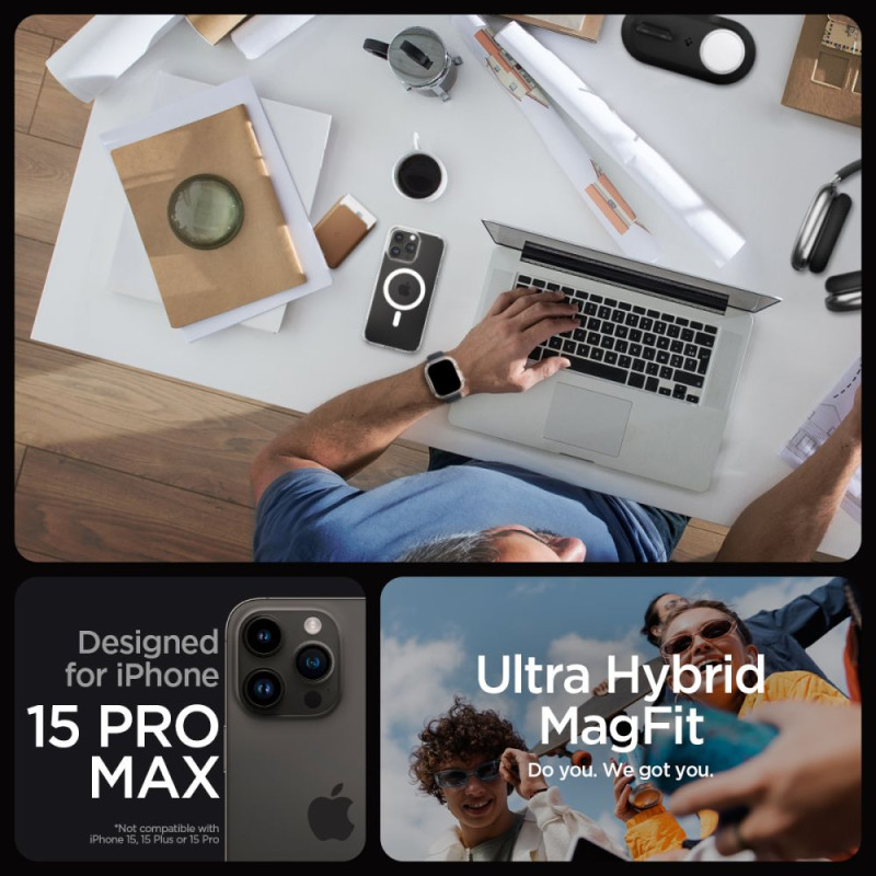 Etui Do iPhone 15 Pro Max Spigen Ultra Hybrid...