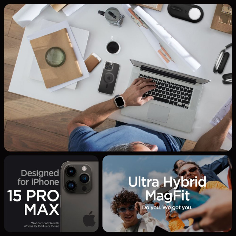 Etui Do iPhone 15 Pro Max Spigen Ultra Hybrid...