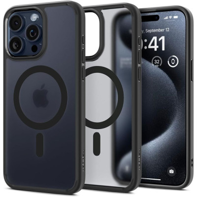 Etui Do iPhone 15 Pro Max Spigen Ultra Hybrid Mag MagSafe Czarny