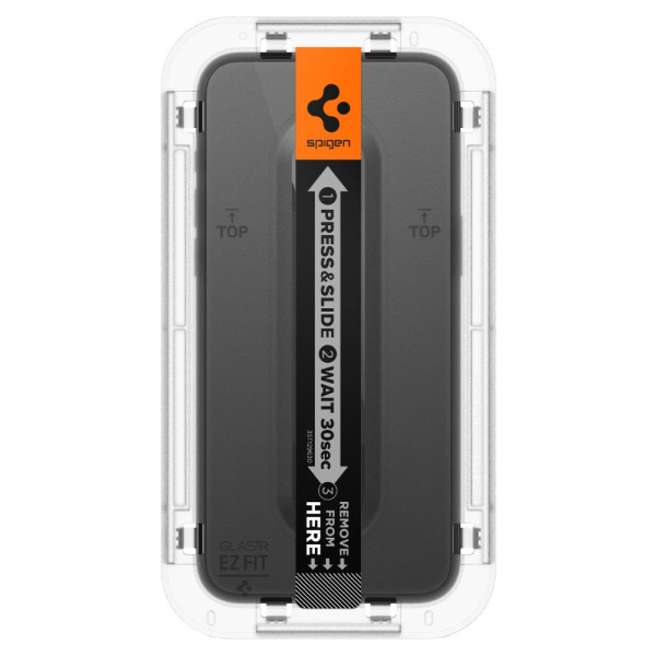 2x Szkło Hartowane Do iPhone 15 Pro Max Spigen Glas.Tr " Ez Fit " Fc Czarny