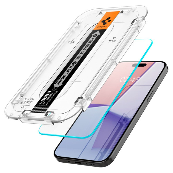 2x Szkło Hartowane Spigen Glas.Tr " Ez Fit " iPhone 15 Pro Max
