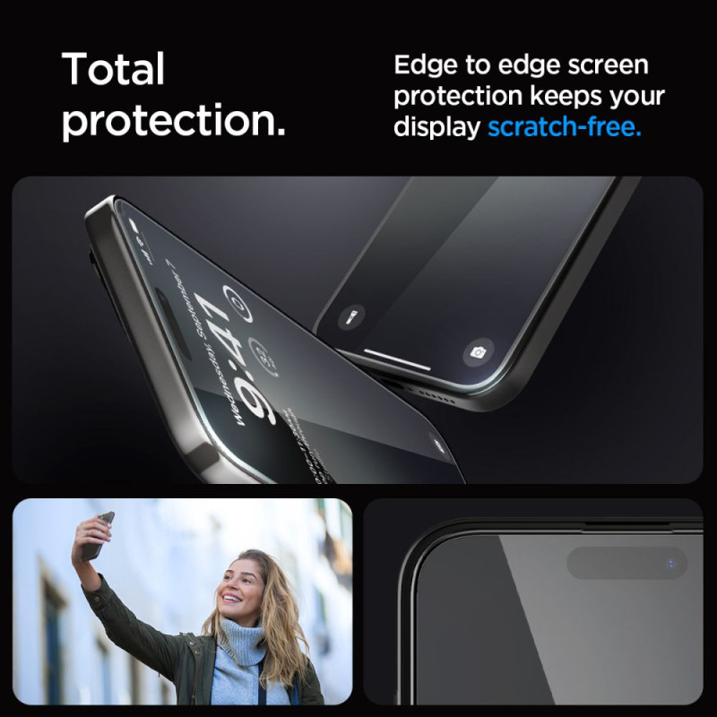 Szkło Hartowane iPhone 15 Pro Max Spigen...
