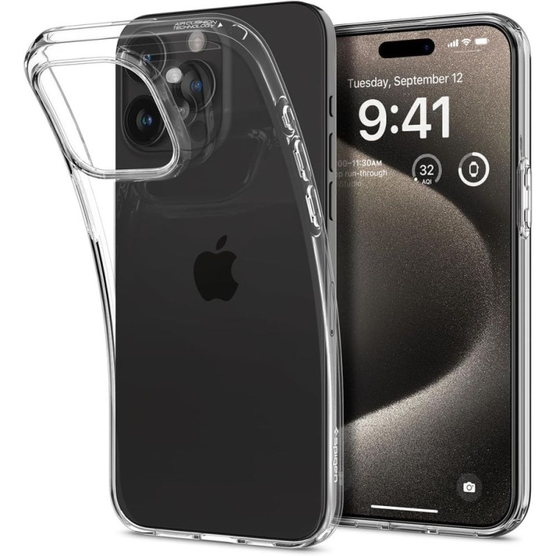 Etui Do iPhone 15 Pro Max Spigen Liquid Crystal Przezroczysty