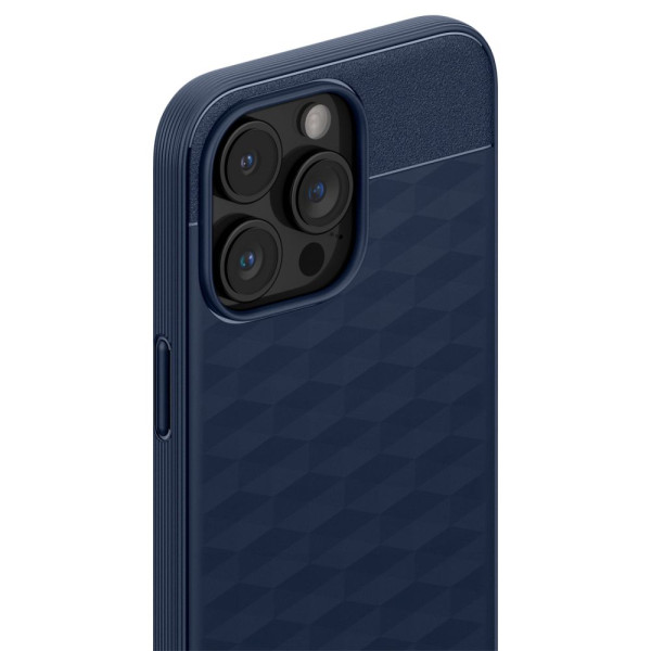 Etui Do iPhone 15 Pro Max Caseology Parallax Mag MagSafe Niebieski