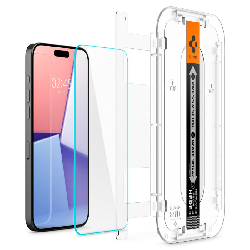 Szkło Hartowane Do iPhone 15 Pro Spigen Glas.Tr...