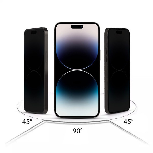 Szkło Prywatyzujące Hofi Anti Spy Glass Pro+ iPhone 15 Pro
