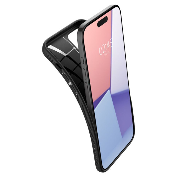 Etui Do iPhone 15 Pro Spigen Liquid Air Czarny Matowy