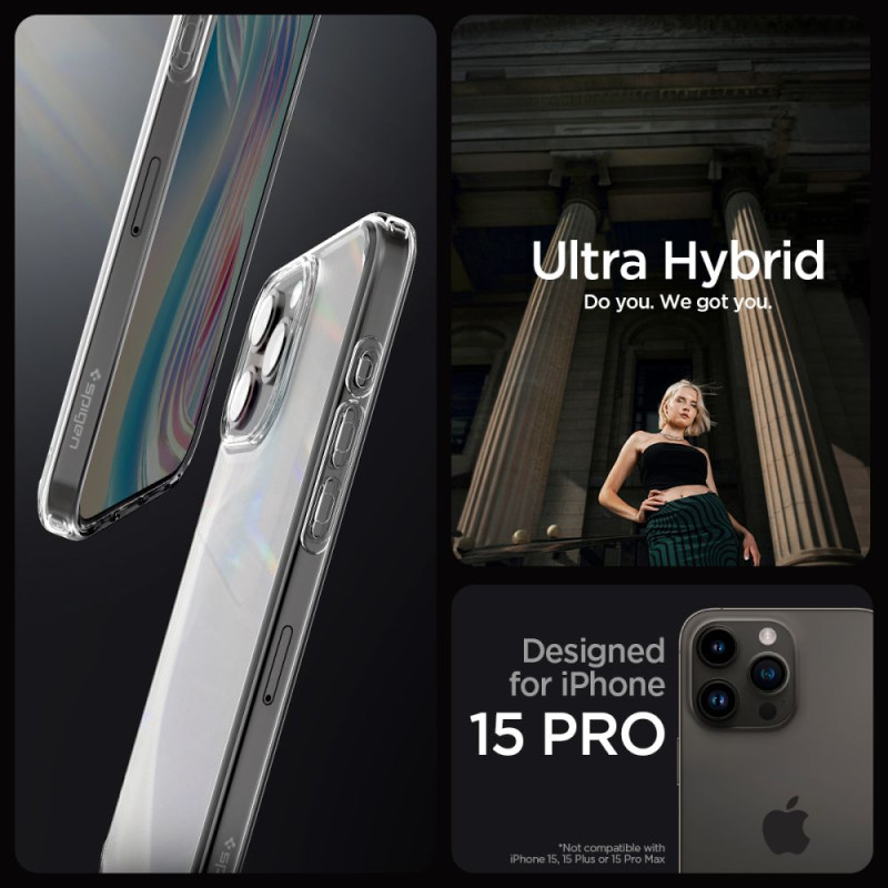 Etui Do iPhone 15 Pro Spigen Ultra Hybrid...