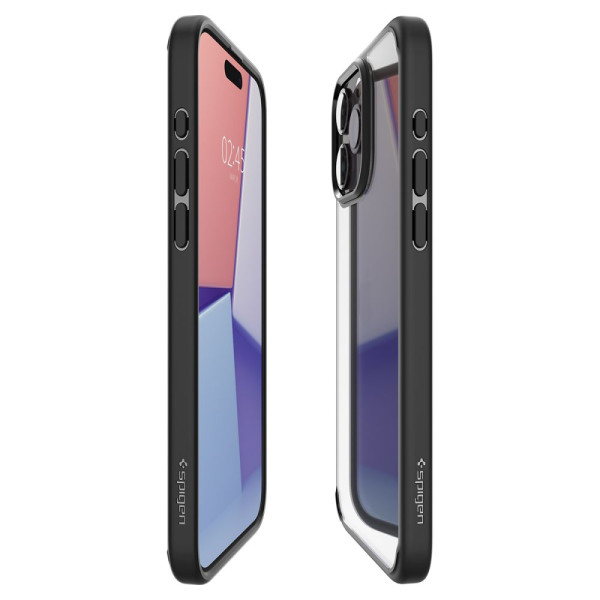 Etui Do iPhone 15 Pro Spigen Ultra Hybrid Czarny Matowy