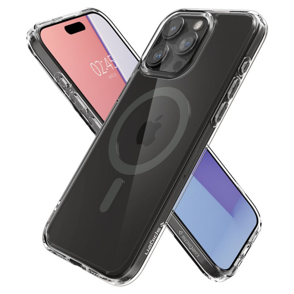Etui Do iPhone 15 Pro Spigen Ultra Hybrid Mag MagSafe Przezroczysty