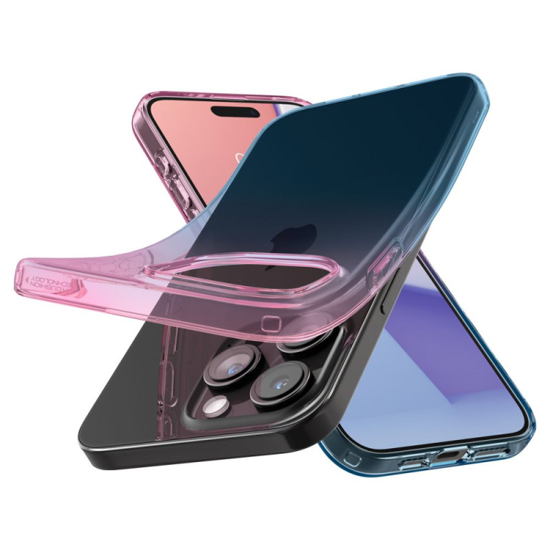 Etui Do iPhone 15 Pro Spigen Liquid Crystal Różowy