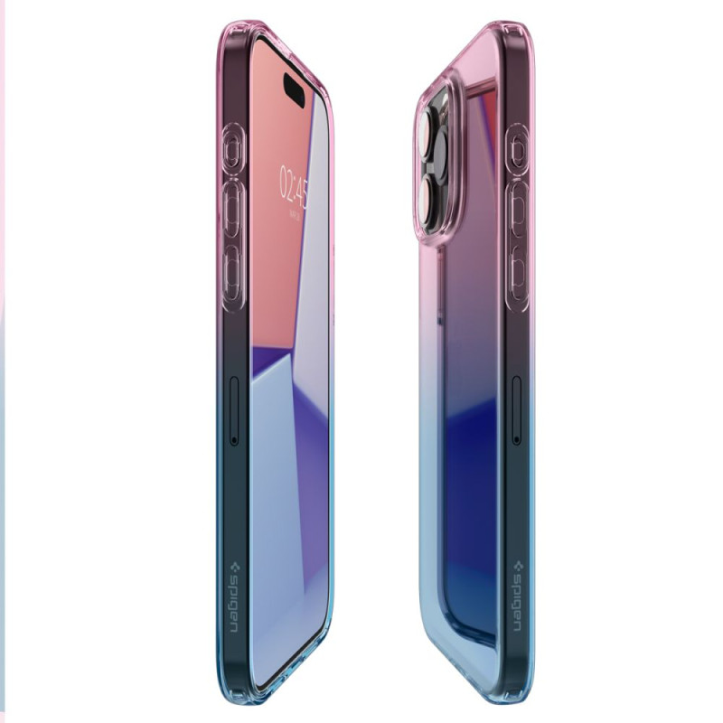 Etui Do iPhone 15 Pro Spigen Liquid Crystal Różowy