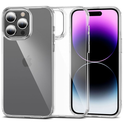 Etui Do iPhone 15 Pro Do Tech-Protect Flexair Hybrid Przezroczysty