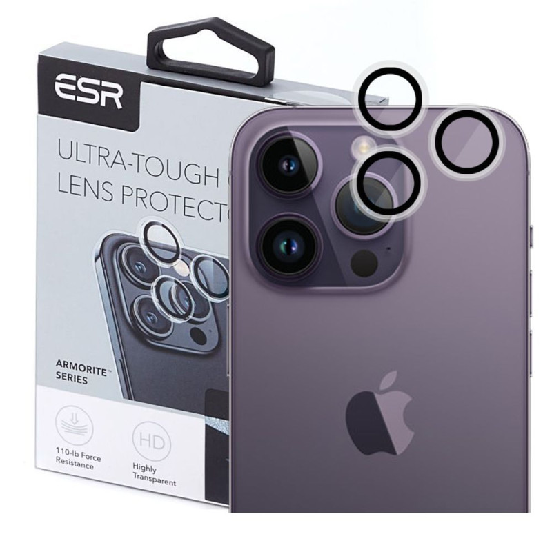 Szkło Hartowane ESR Camera Lens iPhone 15 Pro / 15 Pro Max