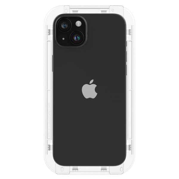 Szkło Hartowane Do iPhone 15 Plus Spigen Glas.Tr " Ez Fit " Fc Czarny