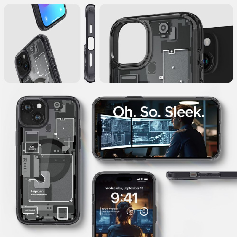 Etui Do iPhone 15 Plus Spigen Ultra Hybrid Mag...