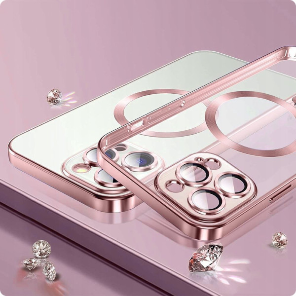 Etui Do iPhone 15 Tech-Protect Magshine MagSafe Przezroczysty